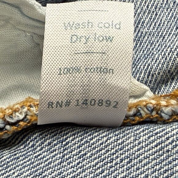 Marine Layer Celine Denim Midi Jean Skirt Light Wash Size 10 - Picture 4 of 5